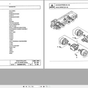 Krupp Crane KMK 4070 Spare Parts List 2084350 1992 DE EN (2)
