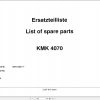 Krupp Crane KMK 4070 Spare Parts List 2287672 1993 DE EN (1)