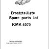Krupp Crane KMK 4070 Spare Parts List 3.1991 DE EN (1)