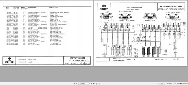 Krupp Crane KMK 4070 Spare Parts List 8.1989 DE EN (2)