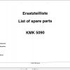Krupp Crane KMK 5090 Spare Parts List 2085763 1992 DE EN (1)