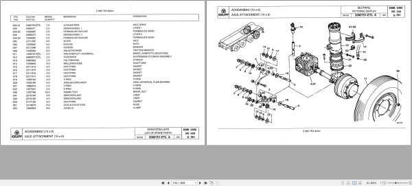 Krupp Crane KMK 5090 Spare Parts List 2085763 1992 DE EN (2)