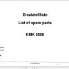 Krupp Crane KMK 5090 Spare Parts List 2305036 1996 DE EN (1)