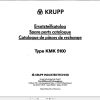 Krupp Crane KMK 5100 Spare Parts List 1998 EN DE (1)