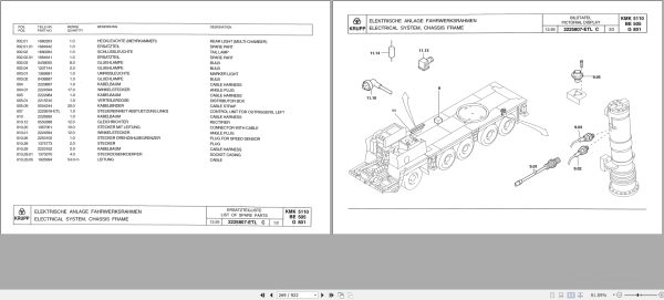 Krupp Crane KMK 5110 1 Spare Parts List 3003015 1995 DE EN (2)