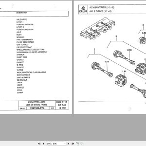 Krupp Crane KMK 5110 Spare Parts List 2085782 1992 DE EN (2)