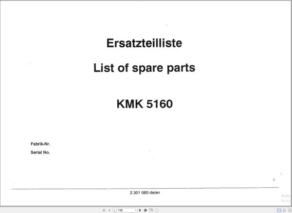 Krupp Crane KMK 5160 Spare Parts List 2301060 2012 DE EN (1)