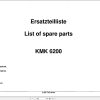 Krupp Crane KMK 6200 Spare Parts List 2085705 3.1991 DE EN (1)