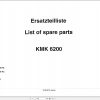 Krupp Crane KMK 6200 Spare Parts List 2287676 1995 DE EN (1)