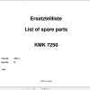 Krupp Crane KMK 7250 Spare Parts List 2085721 1990 DE EN (1)