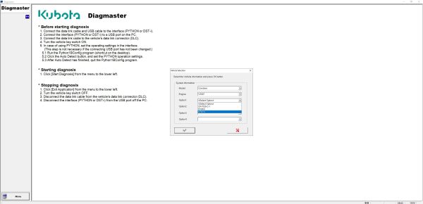 Kubota Diagmaster 22.08.01 Diagnostic Program 13