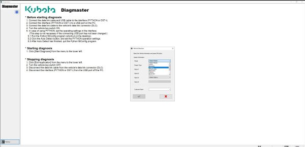 Kubota Diagmaster 22.08.01 Diagnostic Program 21