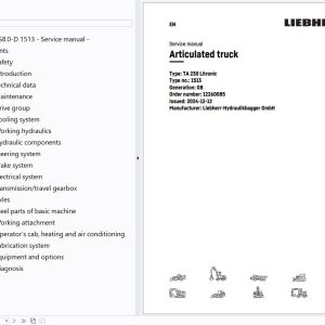 Liebherr Heavy Equipment Service Repair Manual Multiple Language (1)
