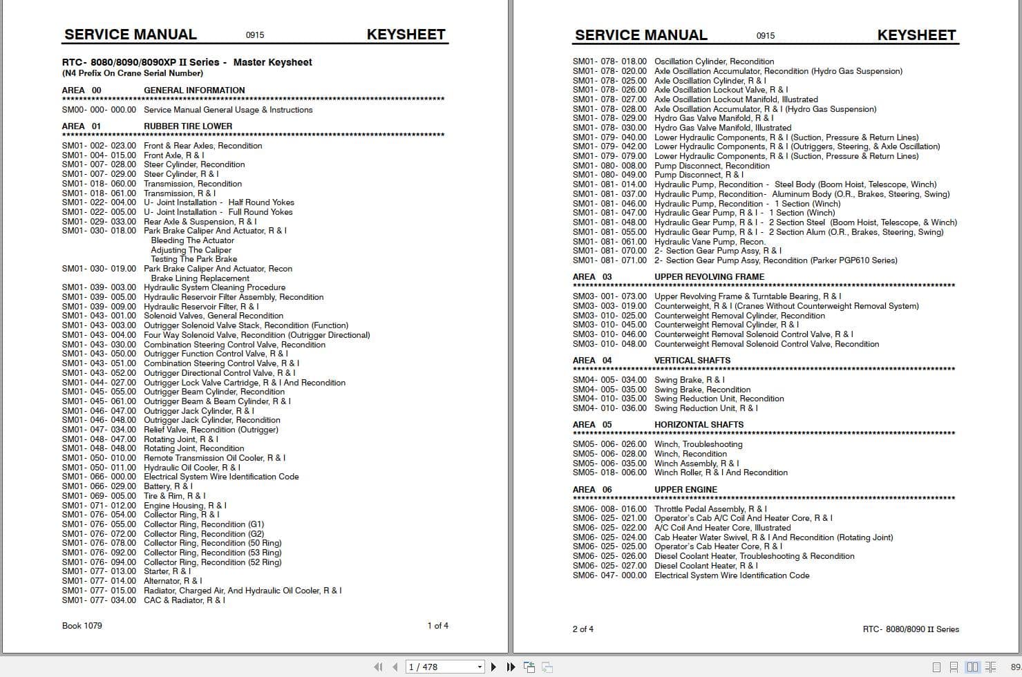 Link Belt Crane 100RTXP Service Manual (1)