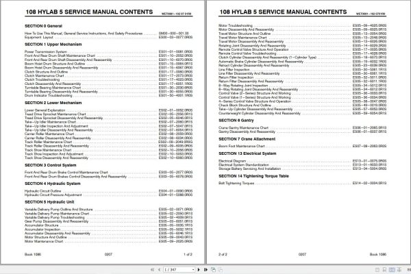 Link Belt Crane 108 HYLAB 5 Service Manual (1)