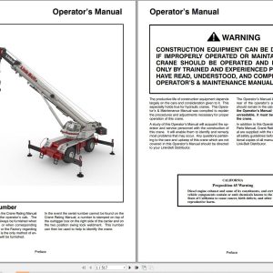 Link Belt Crane 110RTXP Operation Manual (1)