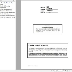 Link Belt Crane 248 HYLAB 5 Operation Manual (1)