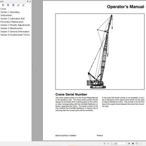 Link Belt Crane 298 HSL Operation Manual (1)
