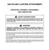 Link Belt Crane 348 HYLAB 5 Luffering Attachment Operation Manual (1)