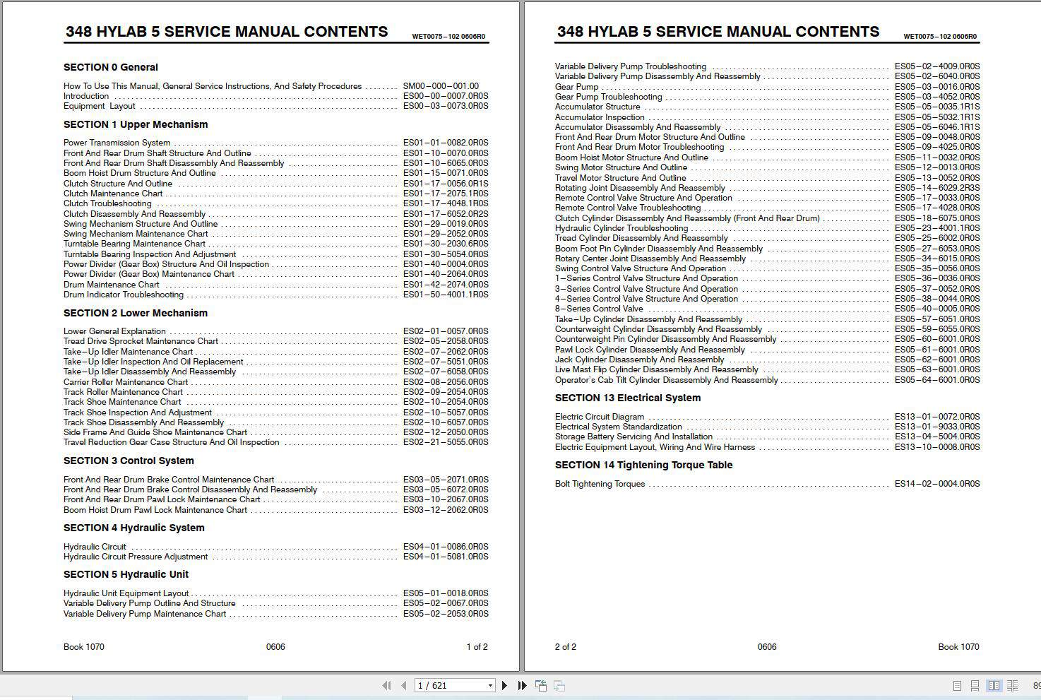 Link Belt Crane 348 HYLAB 5 Service Manual (1)