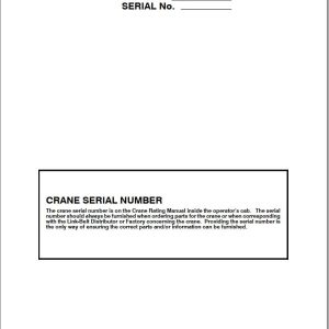 Link Belt Crane 548 Service Manual (1)