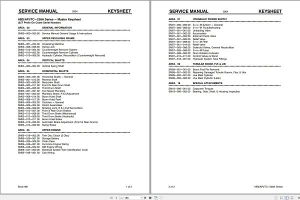 Link Belt Crane ABS 238A Service Manual (1)