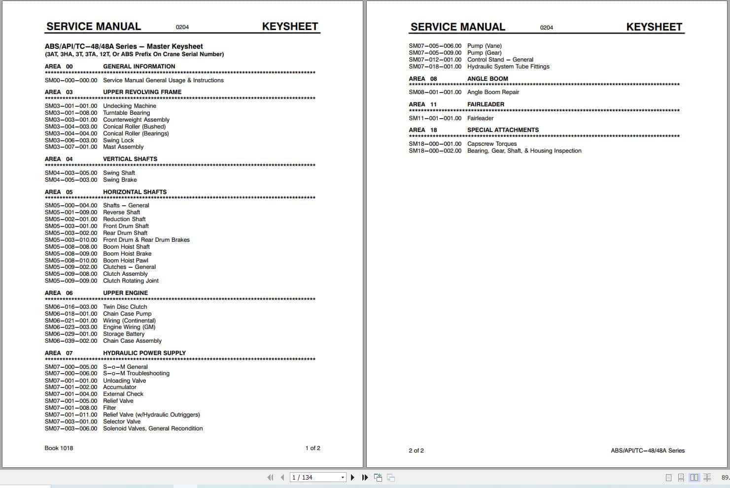 Link Belt Crane ABS 48A Service Manual (1)