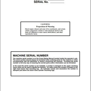 Link Belt Crane ABS 78B Operation Manual 465 (1)