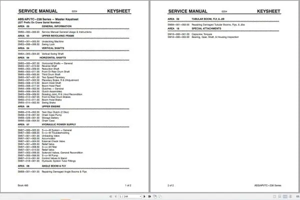 Link Belt Crane API 238 Service Manual (1)