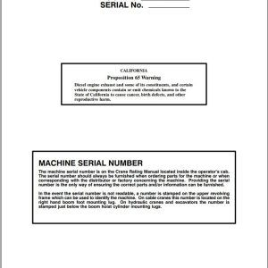 Link Belt Crane API 238A Operation Manual 547 (1)