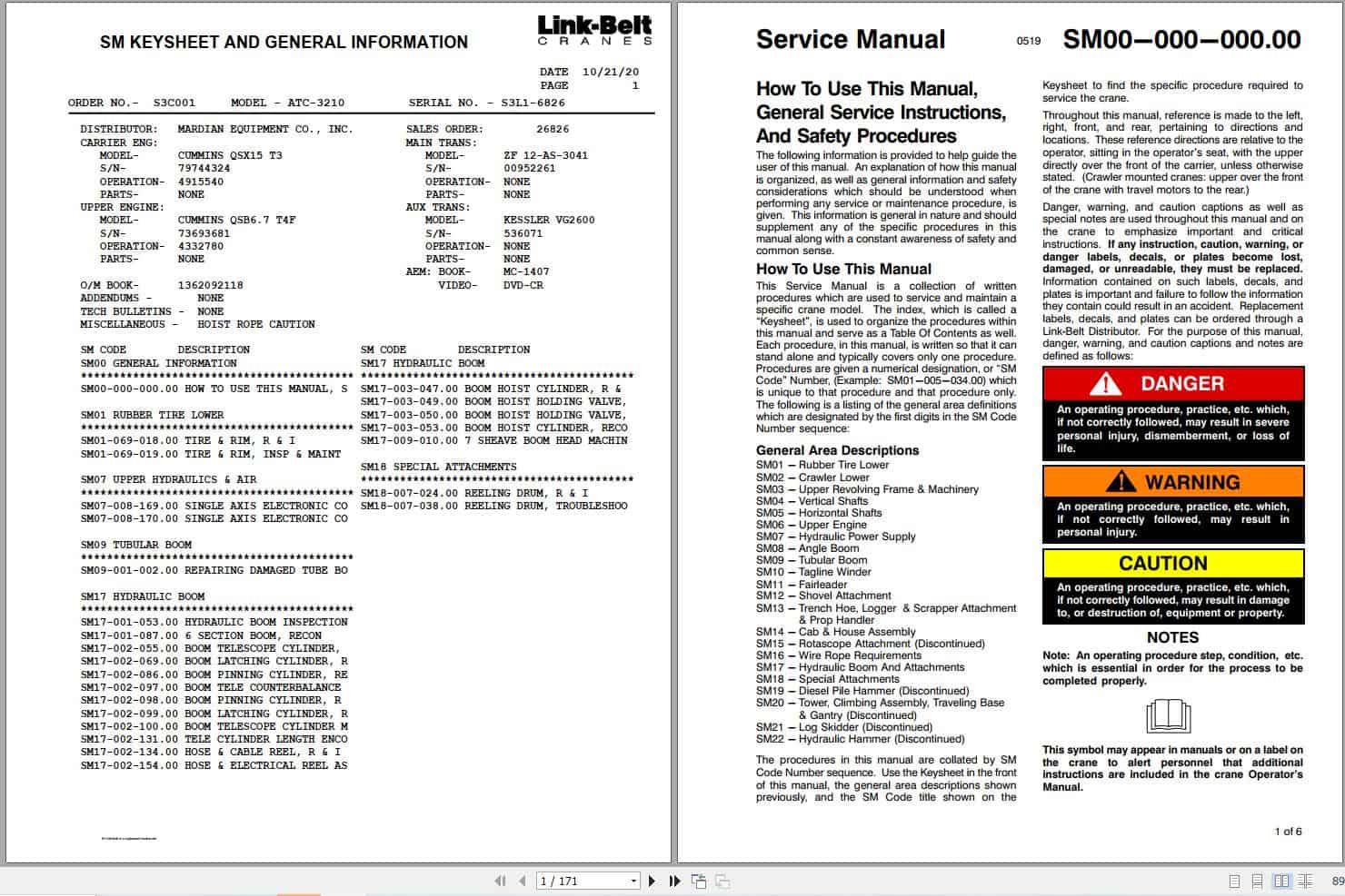 Link Belt Crane ATC 3210 Service Manual (1)