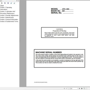 Link Belt Crane ATC 822 Operation Manual (1)