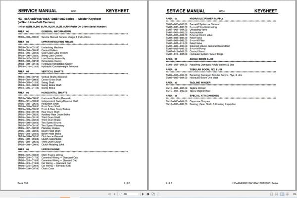 Link Belt Crane HC 108C Service Manual (1)