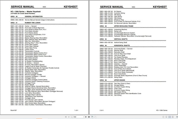 Link Belt Crane HC 138A Service Manual (1)