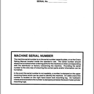 Link Belt Crane HC 238 Operation Manual 273 (1)