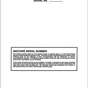 Link Belt Crane HC 238A HC 238B Operation Manual 441 (1)