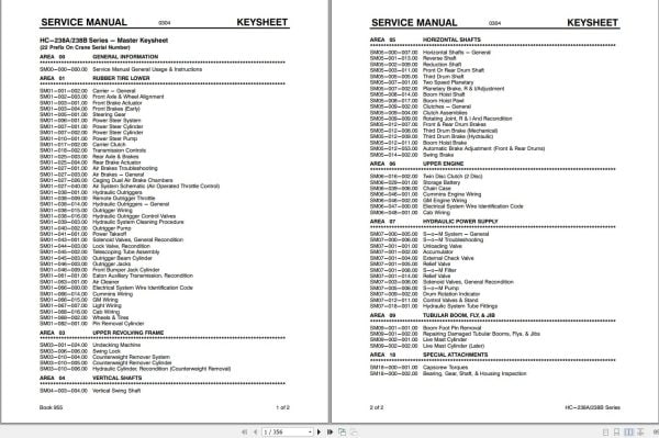 Link Belt Crane HC 238A Service Manual (1)