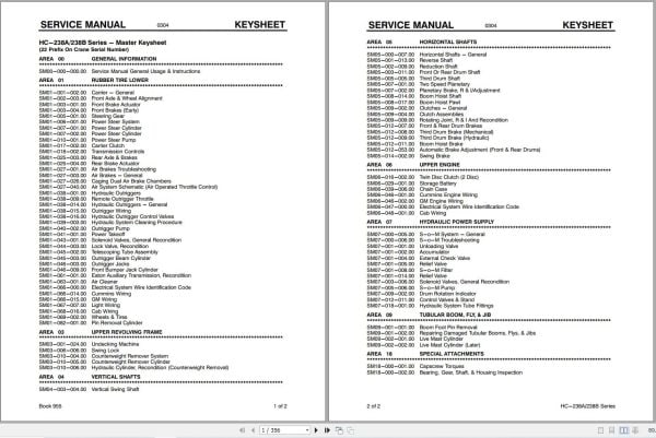 Link Belt Crane HC 238B Service Manual (1)