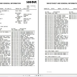 Link Belt Crane HC 238H II Service Manual (1)