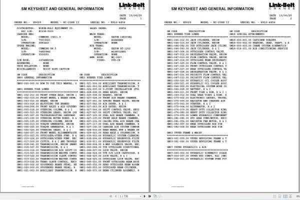 Link Belt Crane HC 238H II Service Manual (1)