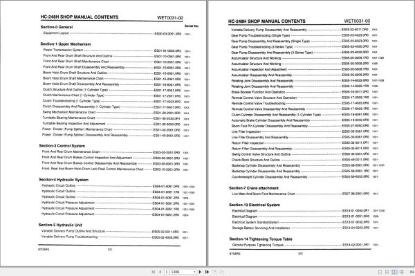 Link Belt Crane HC 248H Service Manual (1)