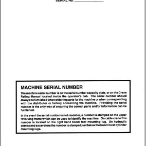 Link Belt Crane HC 258 Operation Manual 378 (1)