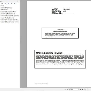 Link Belt Crane HC 268H Operation Manual (1)
