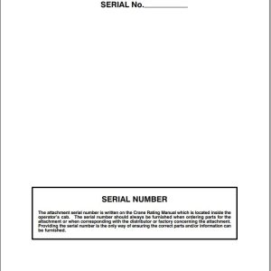 Link Belt Crane HC 278H II Luffing Attachment Operation Manual 954 (1)