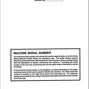 Link Belt Crane HC 48 Operation Manual 260 (1)