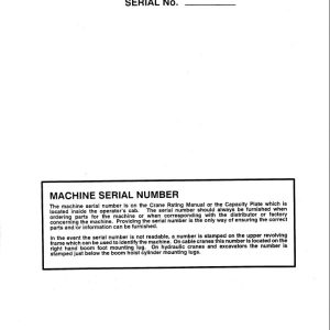 Link Belt Crane HC 58B Operation Manual 159 (1)