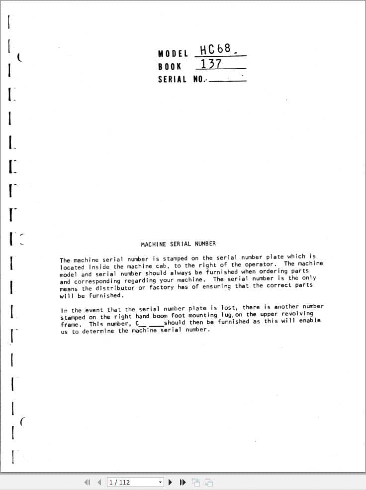 Link Belt Crane HC 68 Operation Manual 137 (1)