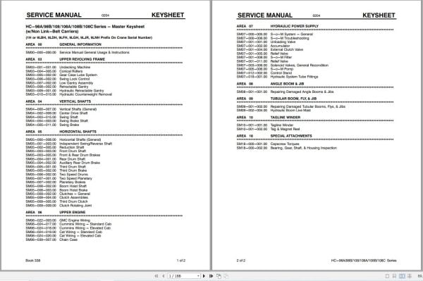 Link Belt Crane HC 98B Service Manual (1)