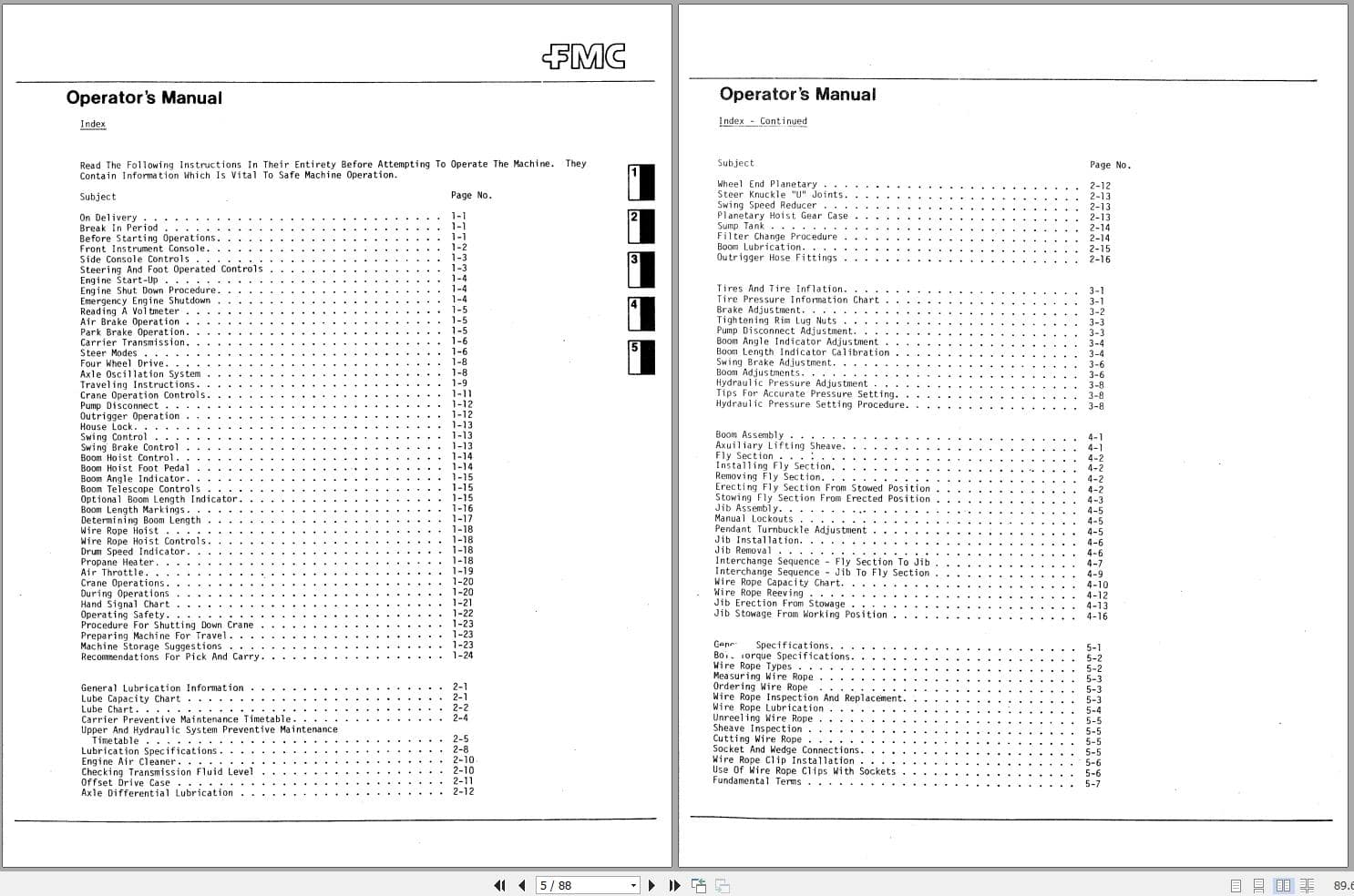 Link Belt Crane HSP 25 Operation Manual (1)