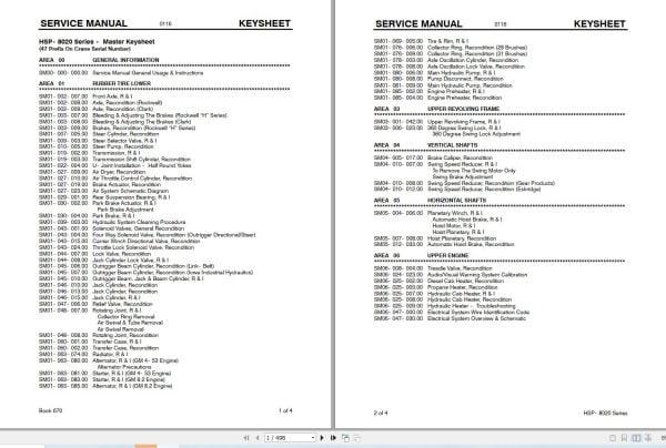 Link Belt Crane HSP 8020 Service Manual (1)